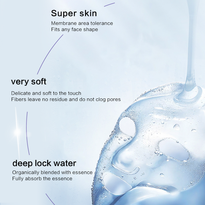 Lepu Hyaluronic Acid Moisturizing Facial Mask (5 pieces/box)