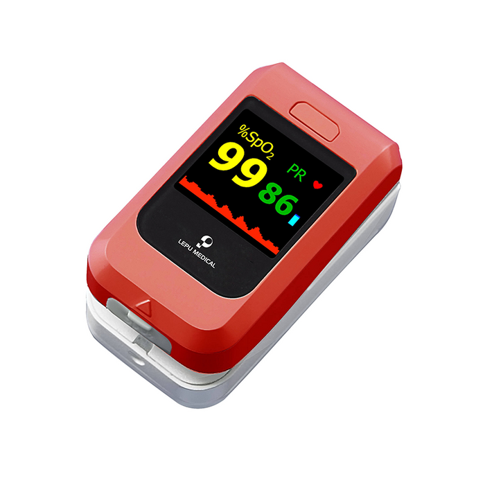 Lepu PC-60NW Fingertip Pulse Oximeter Digital Color OLED for Neonates Adults