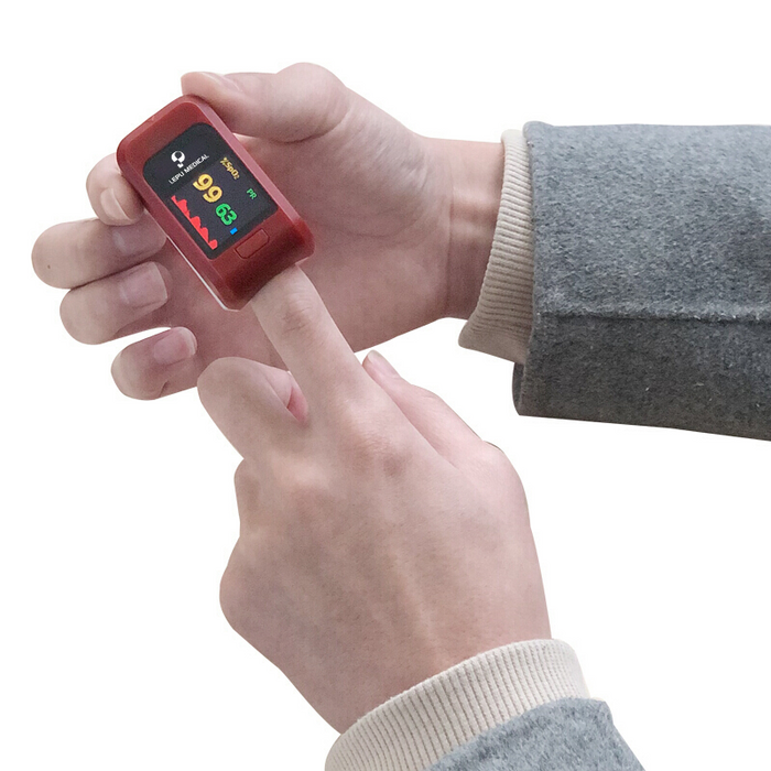 Lepu PC-60NW Fingertip Pulse Oximeter Digital Color OLED for Neonates Adults