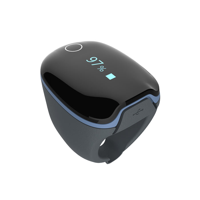 LEPU O2Ring Wearable Oxygen Level Heart Rate Sleep Monitor Finger Pulse Oximeter