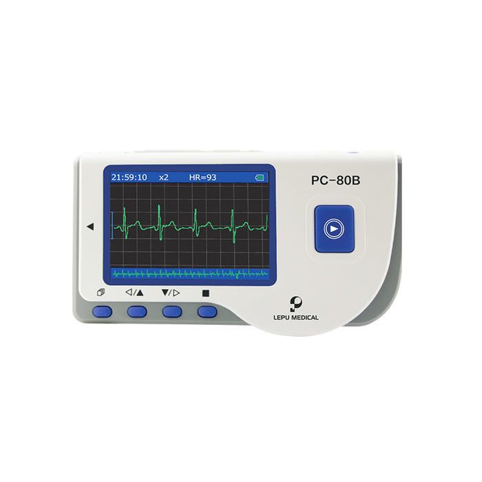Lepu PC-80B Portable ECG Monitor Handheld EKG Machine Heart Rate Monitor for Android iPhone Daily Home Use
