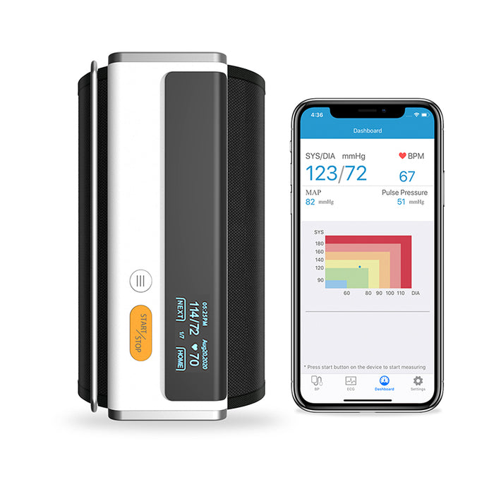 LEPU BP2 Advanced Wireless Upper Arm Blood Pressure and ECG Monitor