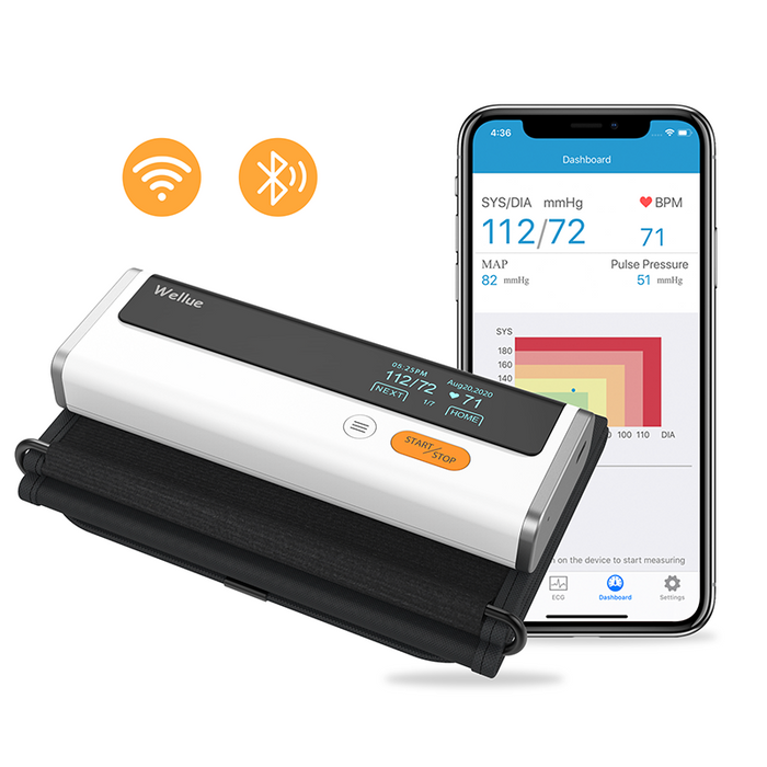 LEPU BP2 Advanced Wireless Upper Arm Blood Pressure and ECG Monitor