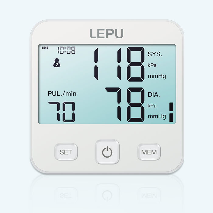 Lepu LBP70C Automatic Arm Digital Sphygmomanometer Blood Pressure Pulse Monitor with Automatic Adjustable Wrist Cuff