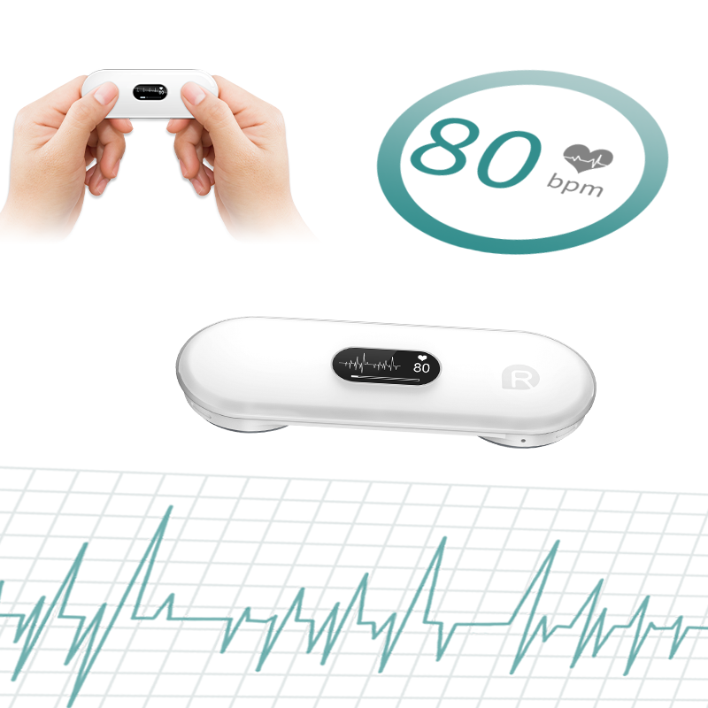 LEPU DuoEK™ S ER2 Portable ECG Monitor Heart Health With Free iOS / An