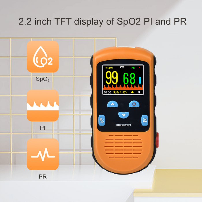 Lepu PC-66B Digital Portable Handheld Pulse Oximeter for Neonate Kid Adult